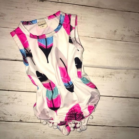 UNICOMIDEA Baby Girl Onesie Romper Sleeveless - Picture 3 of 9